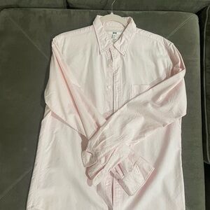 Uniqlo Light Pink Men's Casual Button Down Shirt